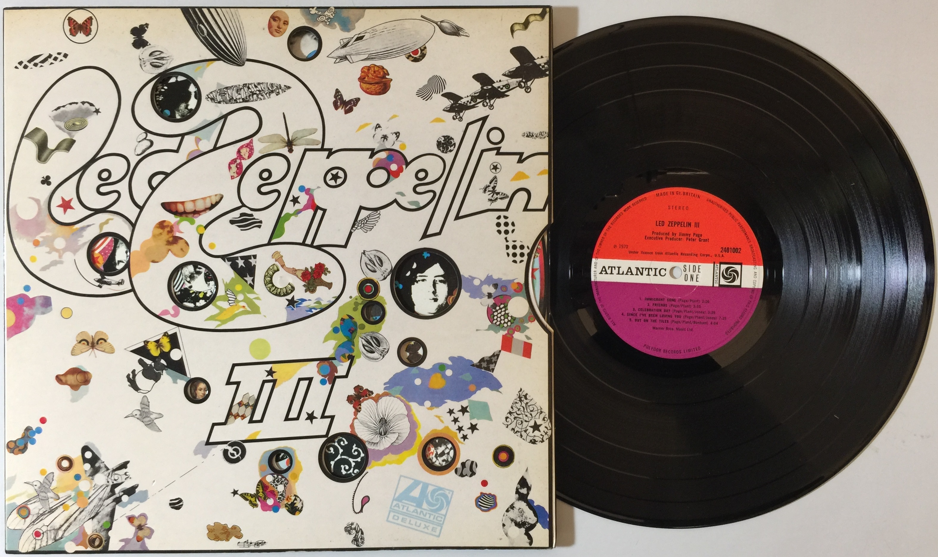 Lot 1270 - LED ZEPPELIN - III LP (ORIGINAL UK COPY -