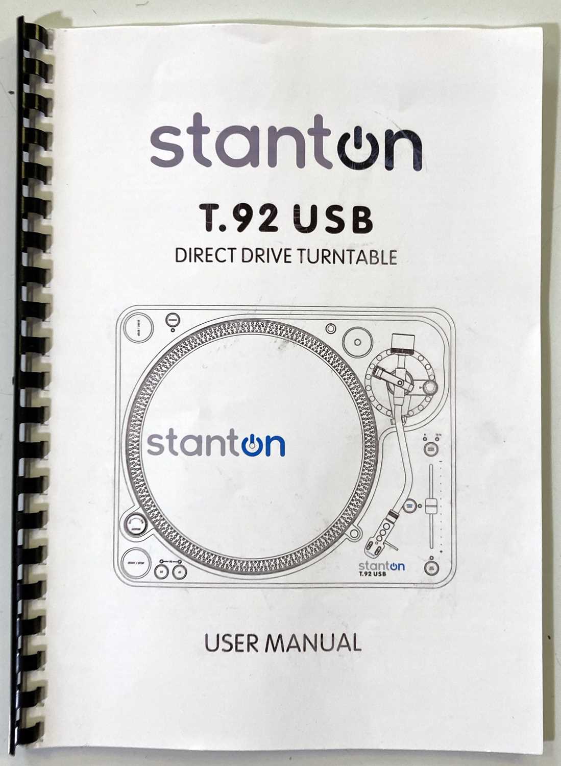 Lot 58 STANTON T92 USB TURNTABLE.