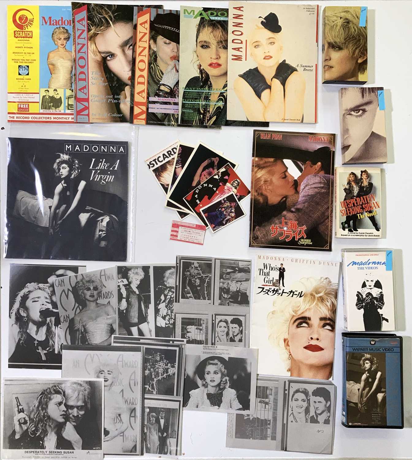 Lot 128 - MADONNA MEMORABILIA.