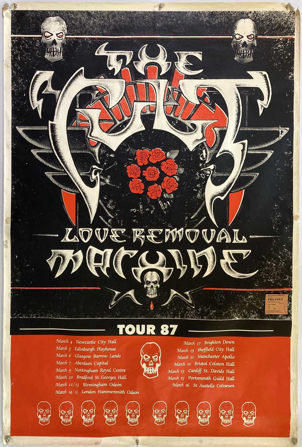 cult tour 1987