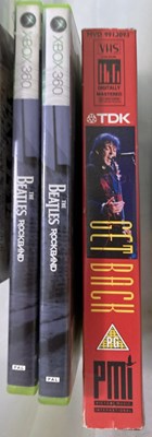 Lot 452 - THE BEATLES - BOOKS AND MEMORABILIA/COLLECTABLES INC XBOX.