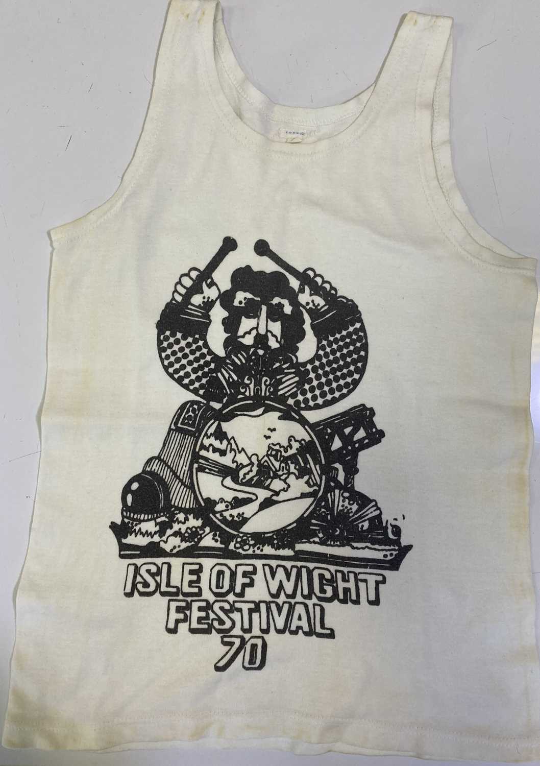 Lot 166 - ORIGINAL ISLE OF WIGHT FESTIVAL VEST 1970.