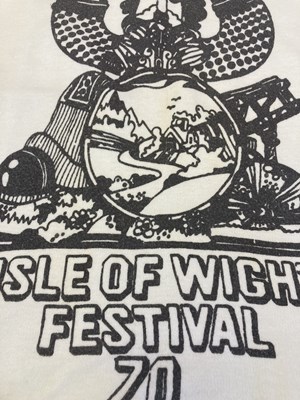 Lot 166 - ORIGINAL ISLE OF WIGHT FESTIVAL VEST 1970.