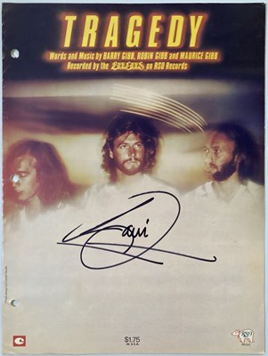 Lot 383 - ROCK AND ROLL AUCTION FOR DEAF AWARENESS - BEE GEES / BARRY GIBB.