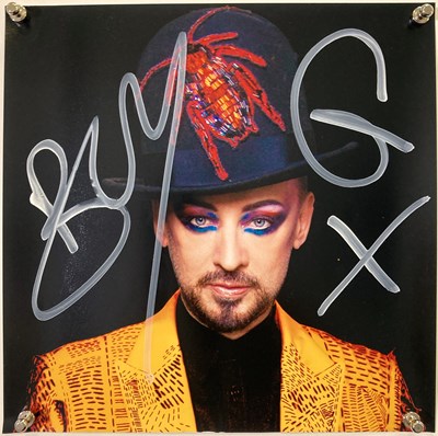 Lot 387 - ROCK AND ROLL AUCTION FOR DEAF AWARENESS - BOY GEORGE.