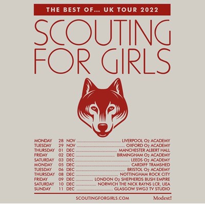 Lot 390 - ROCK AND ROLL AUCTION FOR DEAF AWARENESS - SCOUTING FOR GIRLS TICKETS AND MEET AND GREET.