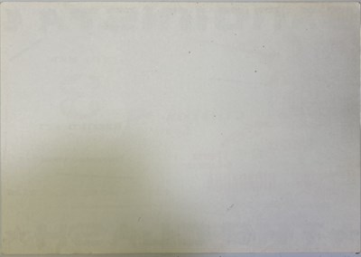 Lot 354 - THE CLASH - ORIGINAL SANDINISTA PROMOTIONAL FLYER.