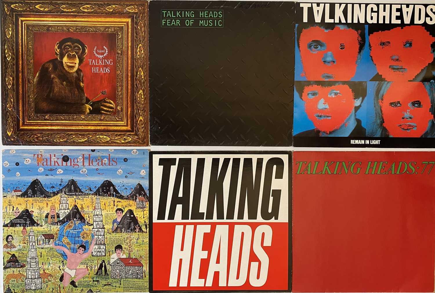 Lot 1240 - TALKING HEADS - LP COLLECTION