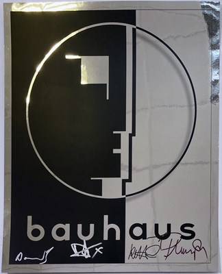 Lot 222 - BAUHAUS - A SIGNED POSTER.