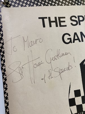 Lot 223 - THE SPECIALS - A POSTER SIGNED BY HORACE PANTER.