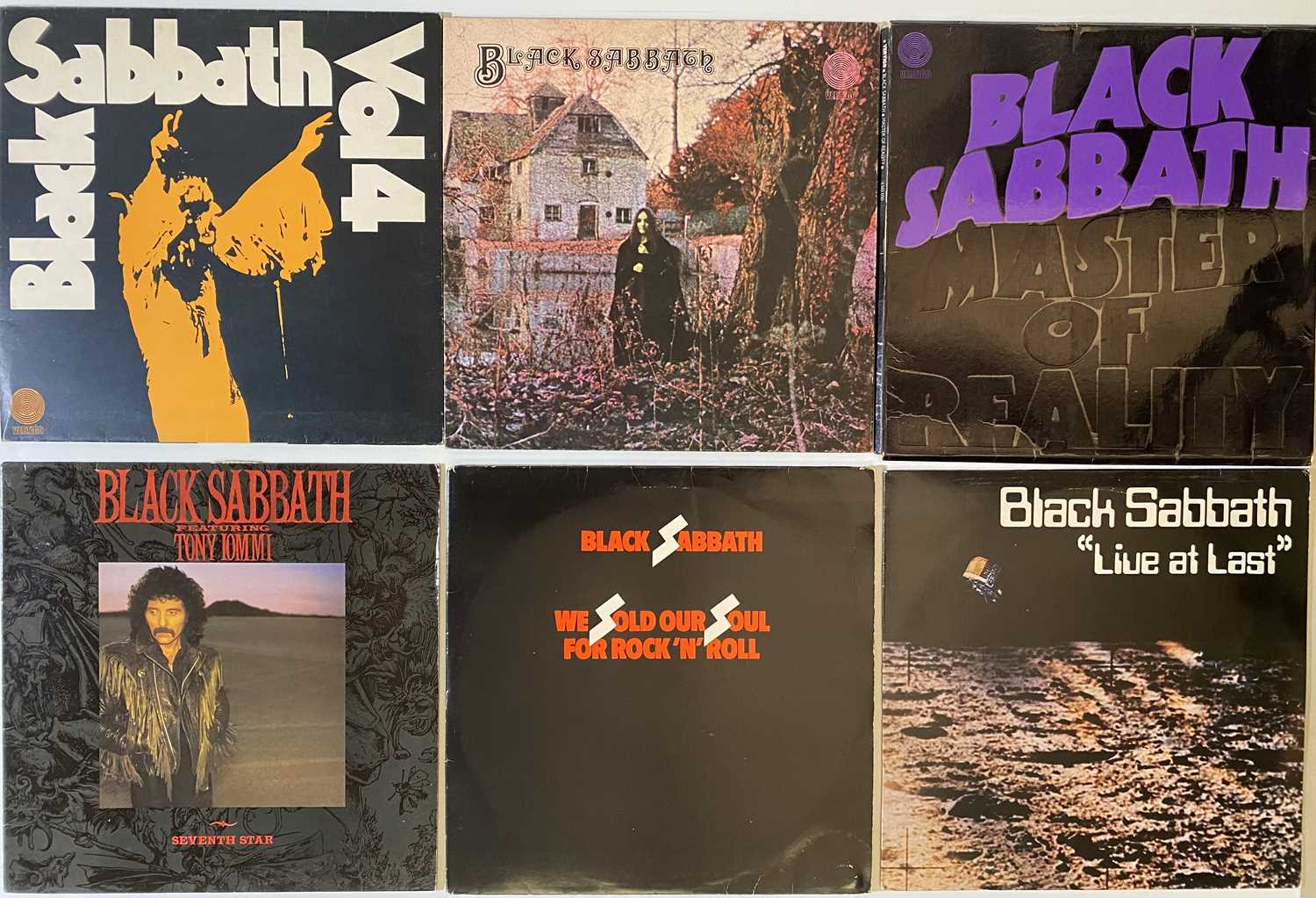 Lot 1310 - BLACK SABBATH - LP COLLECTION