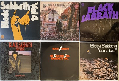 Lot 1310 - BLACK SABBATH - LP COLLECTION