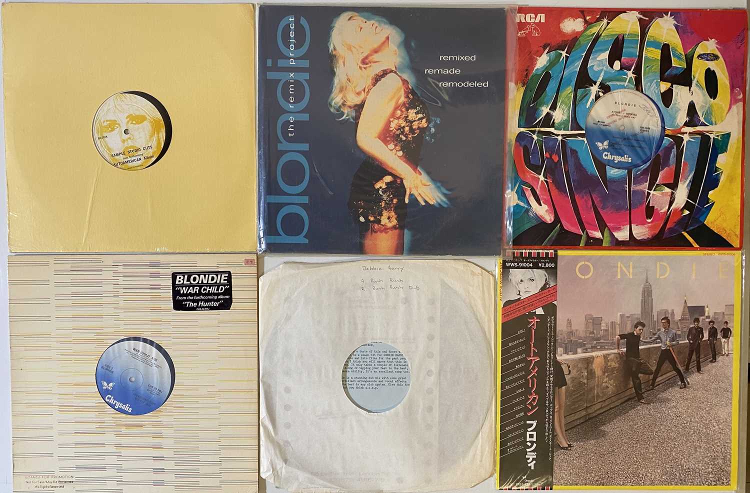 Lot 1316 - BLONDIE/RELATED - LP/12" COLLECTION