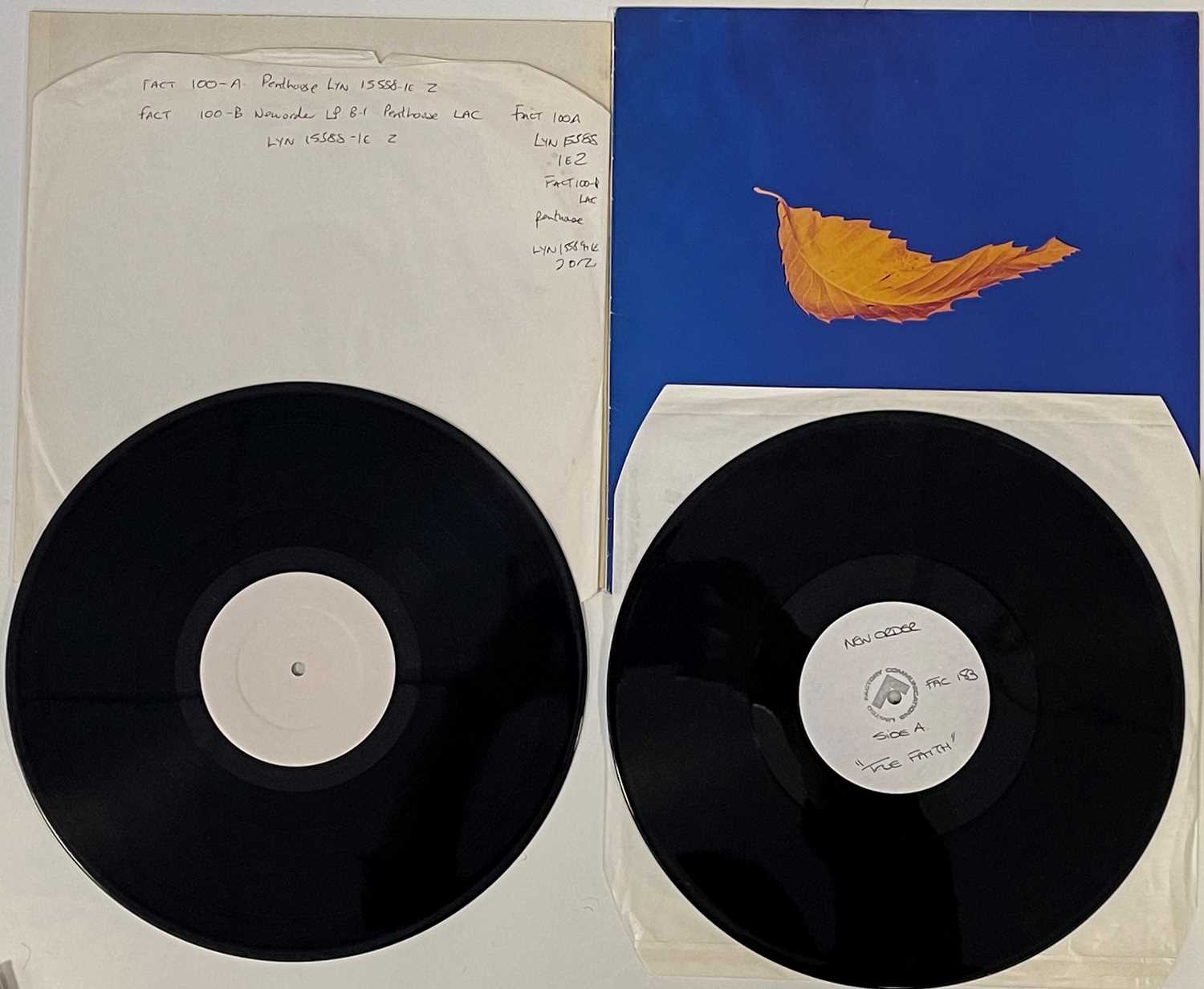 Lot 124 - NEW ORDER - LP/12" TEST PRESSINGS