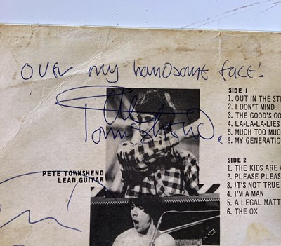 Lot 225 - THE WHO - SIGNED COPY OF MY GENERATION.