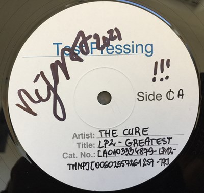 Lot 6 - THE CURE - ACOUSTIC HITS LP - ROBERT SMITH SIGNED/ANNOTATED (2017 - FICTION/POLYDOR RECORDS)