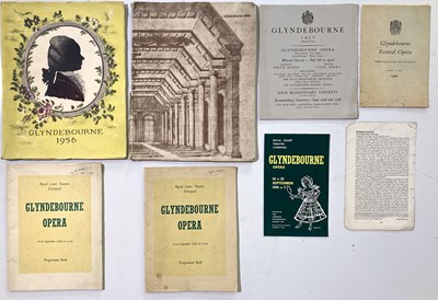 Lot 257 - GLYNDEBOURNE FESTIVAL - HISTORICAL PROGRAMME COLLECTION.