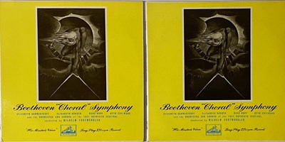Lot 21 - FURTWANGLER - BEETHOVEN: CHORAL SYMPHONY 2 LP SET (ALP 1286/ 87)