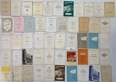 Lot 261 - LIVERPOOL PHILHARMONIC SOCIETY - 1950S PROGRAMME ARCHIVE.