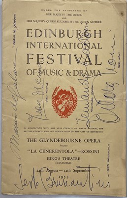 Lot 262 - SIGNED CONCERT PROGRAMMES - OISTRAKH / MENUHIN ETC.