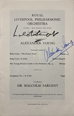 Lot 262 - SIGNED CONCERT PROGRAMMES - OISTRAKH / MENUHIN ETC.