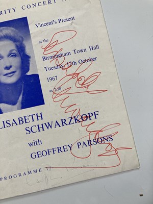 Lot 262 - SIGNED CONCERT PROGRAMMES - OISTRAKH / MENUHIN ETC.