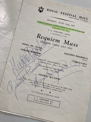 Lot 262 - SIGNED CONCERT PROGRAMMES - OISTRAKH / MENUHIN ETC.