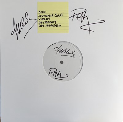 Lot 31 - OMD - SOUVENIR LP - SIGNED BY ANDY MCCLUSKEY/PAUL HUMPHREYS (2019 - UMC/VIRGIN EMI - 7743914)