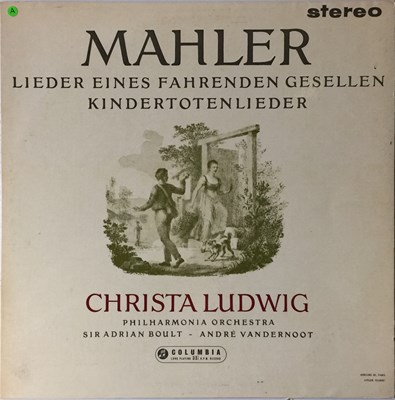 Lot 41 - CHRISTA LUDWIG - MAHLER: LIEDER EINES FAHRENDEN GESELLEN LP (UK STEREO - SIGNED - SAX 2321)