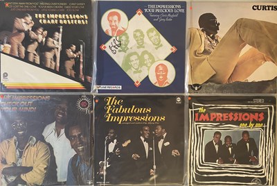 Lot 163 - CURTIS MAYFIELD / IMPRESSIONS - LP COLLECTION