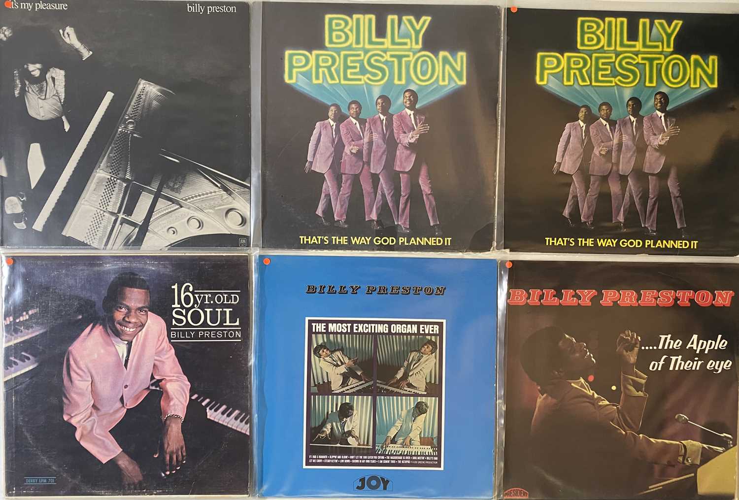 Lot 164 - BILLY PRESTON - LP COLLECTION