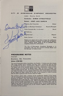 Lot 272 - CONCERT PROGRAMMES - SIGNED EXAMPLES INC SUTHERLAND / PAVAROTTI.