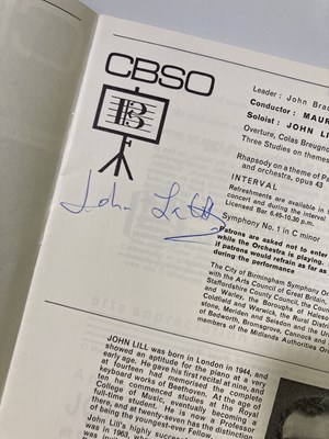 Lot 272 - CONCERT PROGRAMMES - SIGNED EXAMPLES INC SUTHERLAND / PAVAROTTI.