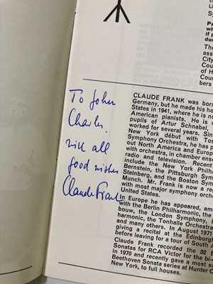 Lot 272 - CONCERT PROGRAMMES - SIGNED EXAMPLES INC SUTHERLAND / PAVAROTTI.