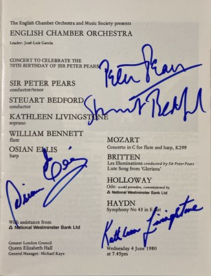 Lot 272 - CONCERT PROGRAMMES - SIGNED EXAMPLES INC SUTHERLAND / PAVAROTTI.