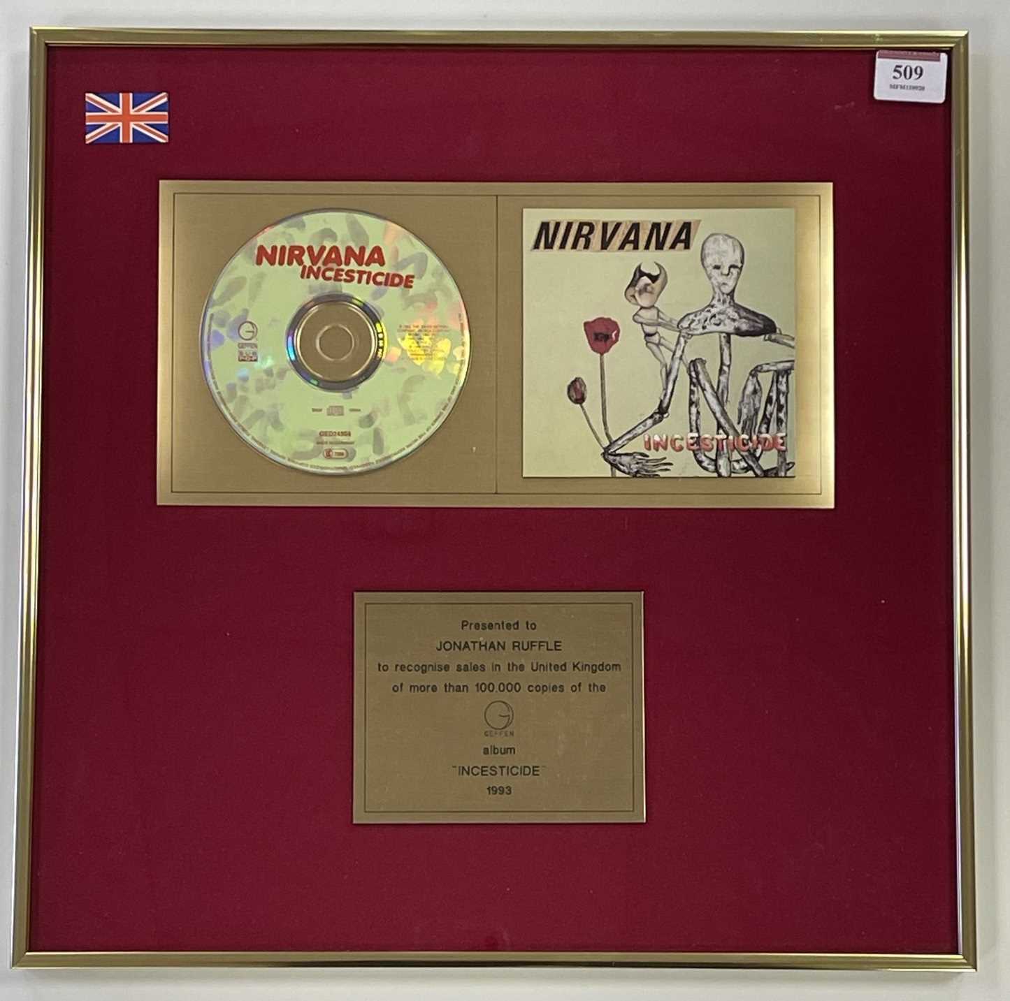 Lot 43 - NIRVANA INSECTICIDE GOLD DISC AWARD