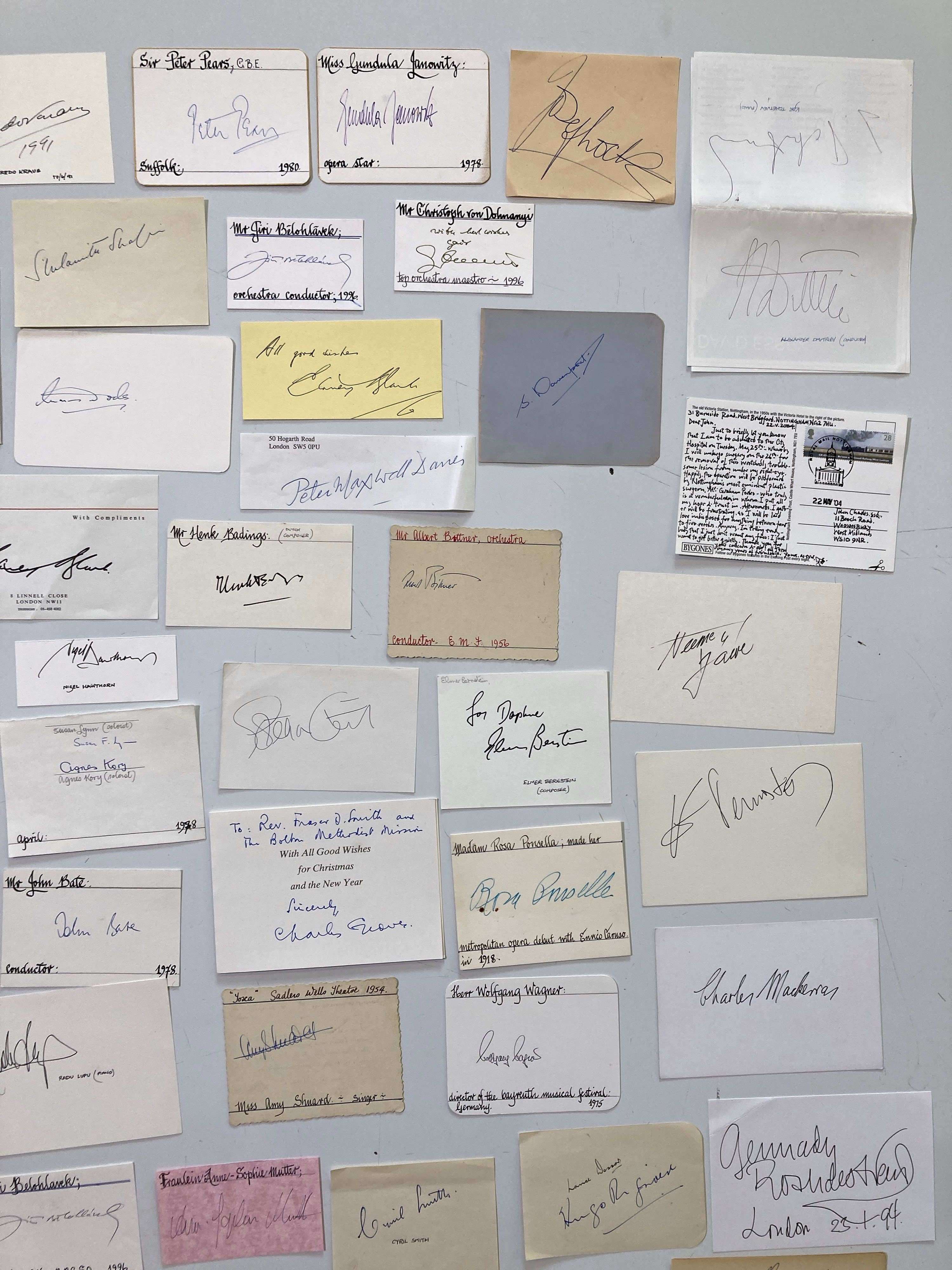 Lot 285 - CLASSICAL MUSIC STARS - LARGE COLLECTION OF