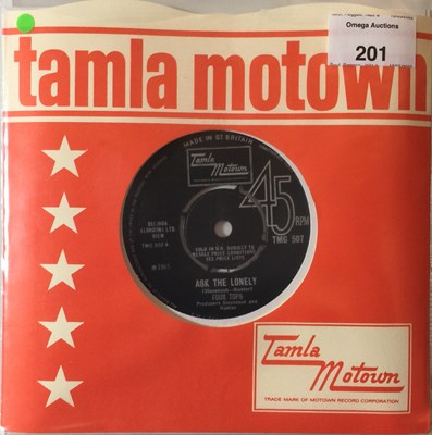 Lot 201 - TMG 507 - FOUR TOPS - ASK THE LONELY 7"