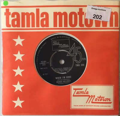 Lot 202 - TMG 508 - BRENDA HOLLOWAY - WHEN I'M GONE 7"