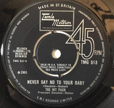 Lot 205 - TMG 513 - THE HIT PACK - NEVER SAY NO TO YOUR BABY 7"