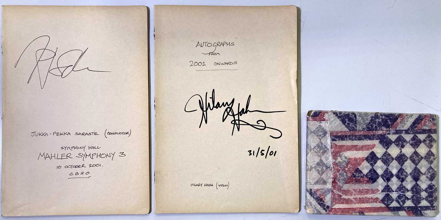 Lot 289 - CLASSICAL MUSIC - AUTOGRAPHS.