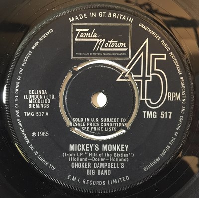 Lot 207 - TMG 517 - CHOKER CAMPBELL'S BIG BAND - MICKEY'S MONKEY 7"