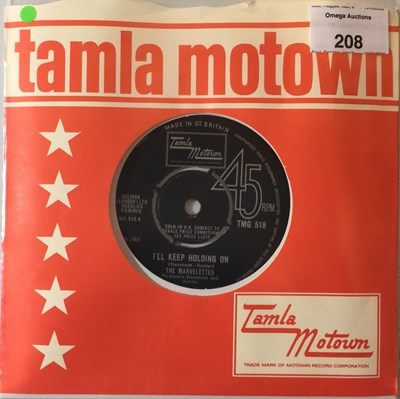 Lot 208 - TMG 518 - THE MARVELETTES - I'LL KEEP HOLDING ON 7"