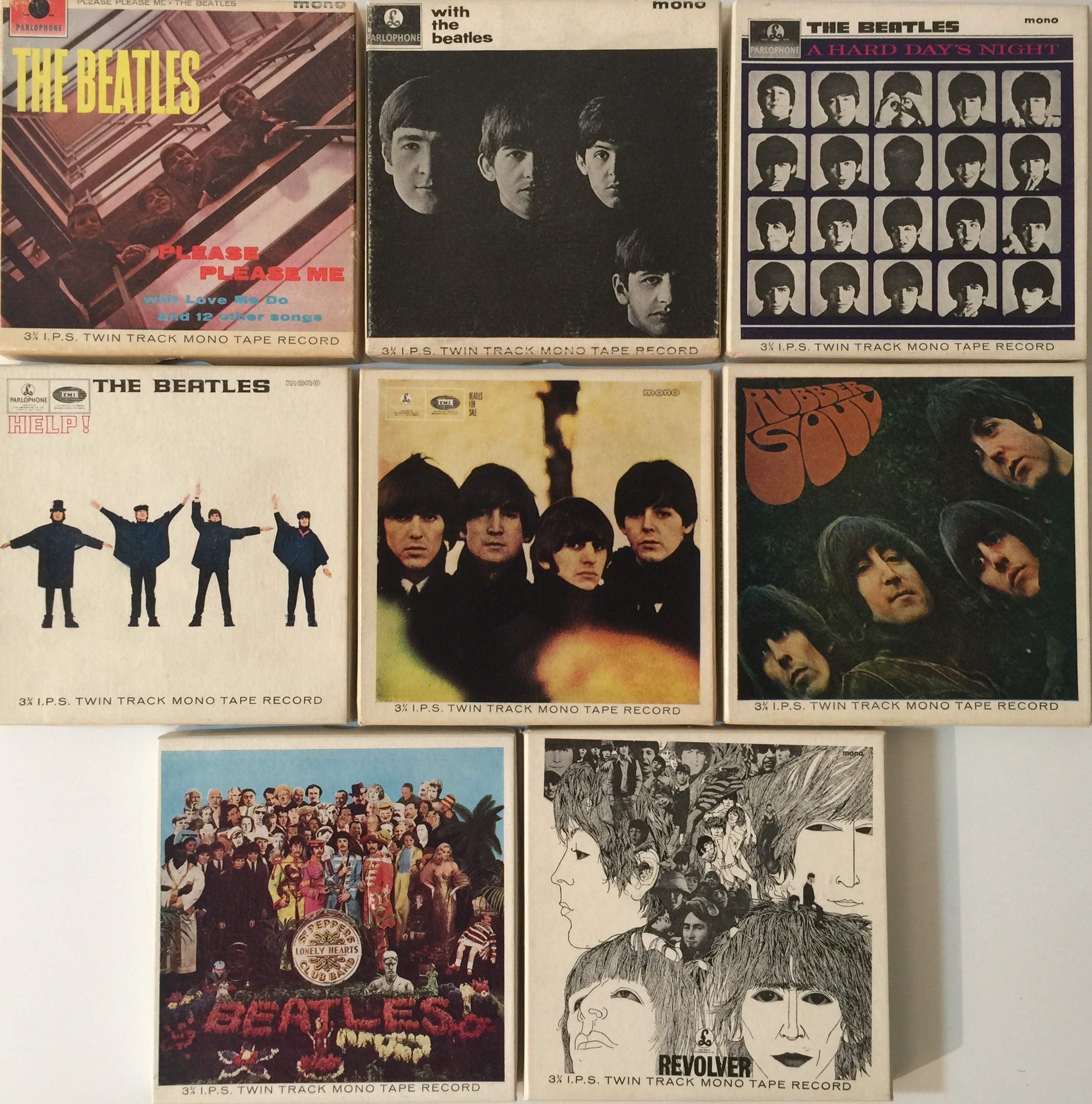 Lot 10 - The Beatles - Reel To Reel Studio Albums