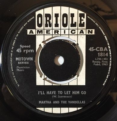 Lot 195 - MARTHA AND THE VANDELLAS - I'LL HAVE TO LET HIM GO 7" (ORIGINAL UK COPY - ORIOLE 45-CBA 1814)