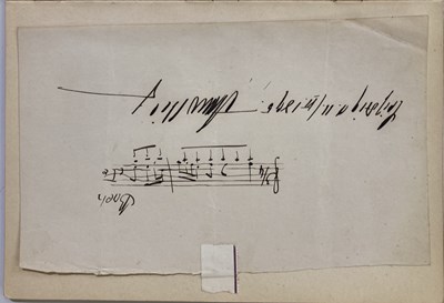 Lot 317 - CLASSICAL MUSIC - 19TH CENTURY AUTOHGRAPHS INC SARASATE.