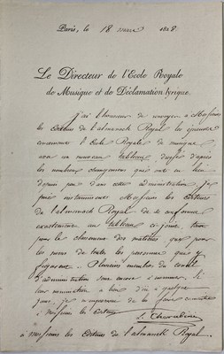 Lot 365 - LUIGI CHERUBINI / GIACOMO MEYERBEER.