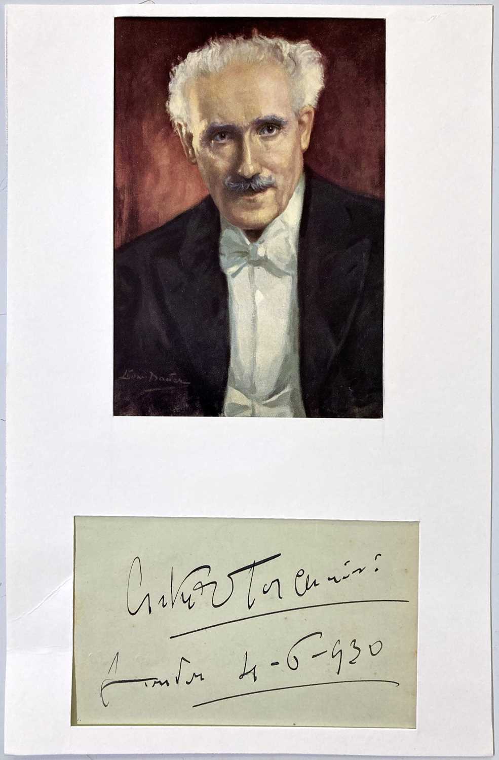 Lot 366 - ARTURO TOSCANINI (1867 - 1957).