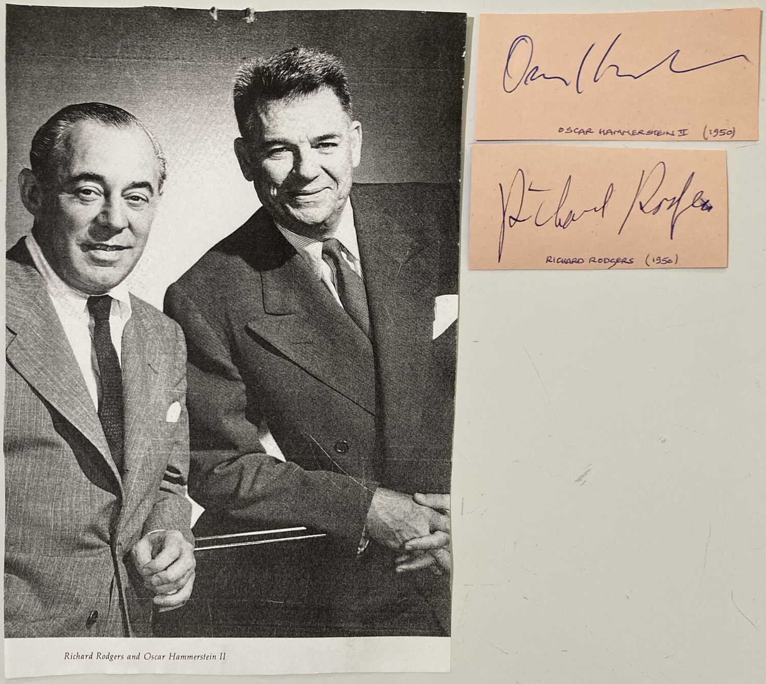 Lot 367 - RODGERS AND HAMMERSTEIN.