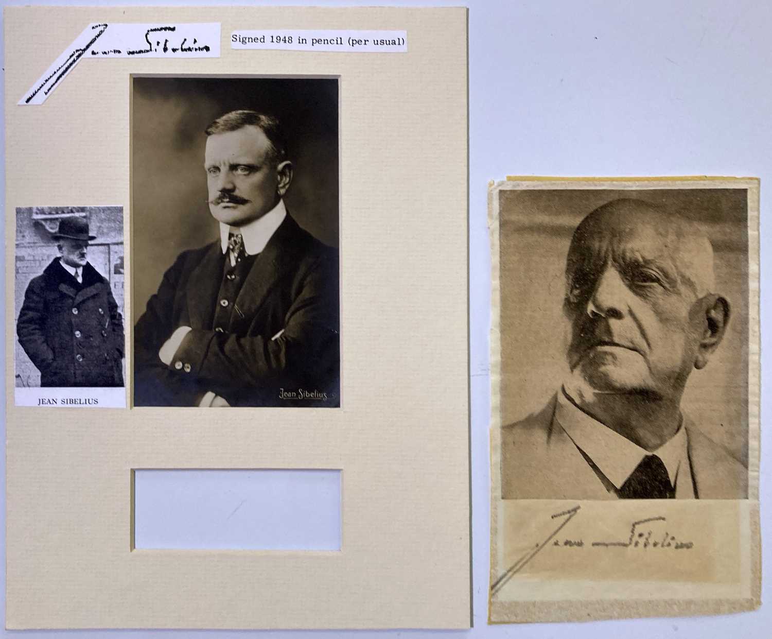 Lot 371 - JEAN SIBELIUS (1865 - 1957)